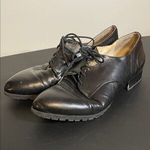 Nine West Black Leather Ankle Booties